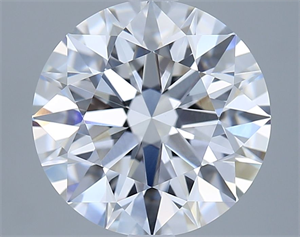 Picture of Lab Grown Diamond 3.04 Carats, Round with Ideal Cut, E Color, VVS1 Clarity and Certified by IGI
