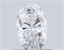 Natural Diamond 0.61 Carats, Oval with  Cut, E Color, VVS2 Clarity and Certified by GIA