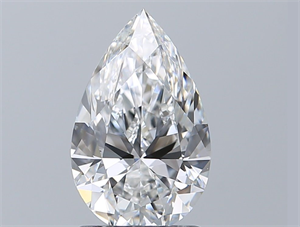 Picture of Natural Diamond 1.70 Carats, Pear with  Cut, E Color, VS1 Clarity and Certified by GIA