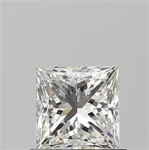Picture of Natural Diamond 0.80 Carats, Princess with  Cut, I Color, VVS1 Clarity and Certified by GIA