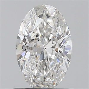 Foto Diamante Natural 0.72 quilates, Ovalado , Color F, claridad SI2 y certificado GIA de