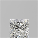 Diamante Natural 0.51 quilates, Princesa , Color H, claridad VS1 y certificado GIA