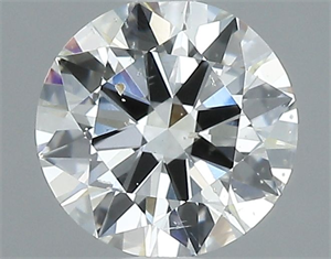 Foto Diamante Natural 0.70 quilates, Redondo , Color I, claridad SI2 y certificado GIA de