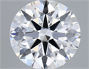 Lab Grown Diamond 2.54 Carats, Round with Excellent Cut, D Color, VVS2 Clarity and Certified by GIA