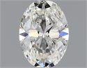 Natural Diamond 0.51 Carats, Oval with  Cut, G Color, VVS2 Clarity and Certified by GIA