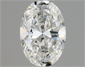 Diamante Natural 0.41 quilates, Ovalado , Color F, claridad VS1 y certificado GIA