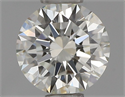 Natural Diamond 0.50 Carats, Round with Excellent Cut, I Color, VVS2 Clarity and Certified by IGI