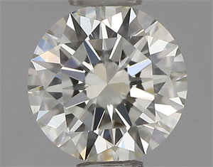 Picture of Natural Diamond 0.50 Carats, Round with Excellent Cut, I Color, VVS2 Clarity and Certified by IGI