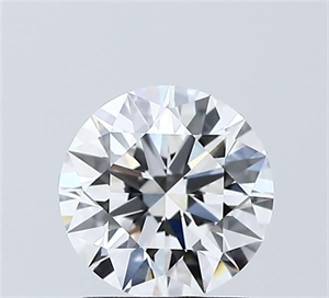 Picture of Lab Grown Diamond 1.50 Carats, Round with Ideal Cut, D Color, VVS2 Clarity and Certified by IGI