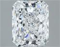 Natural Diamond 1.52 Carats, Radiant with  Cut, F Color, SI1 Clarity and Certified by GIA