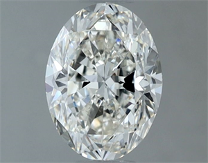 Picture of Natural Diamond 1.01 Carats, Oval with  Cut, H Color, VS1 Clarity and Certified by IGI