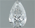 Natural Diamond 0.82 Carats, Pear with  Cut, F Color, SI2 Clarity and Certified by GIA