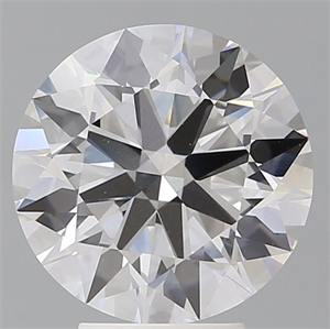 Picture of Lab Grown Diamond 4.57 Carats, Round with Ideal Cut, E Color, VVS2 Clarity and Certified by IGI