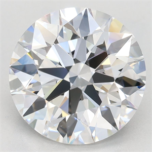 Foto Del inventario de diamantes de laboratorio, 3.30 quilates, Redondo , Color D, claridad VVS1 y certificado GIA de