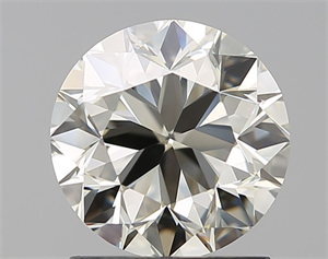 Picture of Natural Diamond 1.50 Carats, Round with Very Good Cut, N Color, VS1 Clarity and Certified by GIA