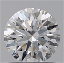 Lab Grown Diamond 1.03 Carats, Round with Ideal Cut, D Color, VVS1 Clarity and Certified by IGI