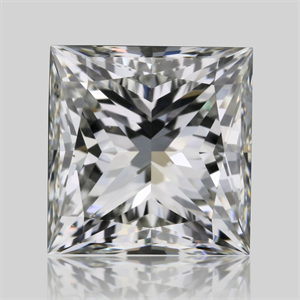 Picture of Natural Diamond 1.01 Carats, Princess with  Cut, J Color, VVS2 Clarity and Certified by GIA