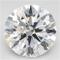 Del inventario de diamantes de laboratorio, 4.67 quilates, Redondo , Color D, claridad VVS2 y certificado GIA