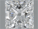 Natural Diamond 1.00 Carats, Princess with  Cut, G Color, VS1 Clarity and Certified by GIA