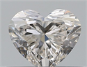 Natural Diamond 0.43 Carats, Heart with  Cut, I Color, VS1 Clarity and Certified by GIA