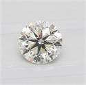 Diamante Natural 0.51 quilates, Redondo , Color K, claridad SI2 y certificado GIA