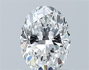 Picture of Natural Diamond 0.70 Carats, Oval with  Cut, D Color, VS2 Clarity and Certified by GIA