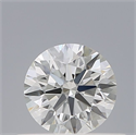 Natural Diamond 0.50 Carats, Round with Excellent Cut, G Color, VVS2 Clarity and Certified by IGI