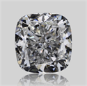 Natural Diamond 0.50 Carats, Cushion with  Cut, D Color, VVS2 Clarity and Certified by GIA