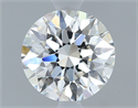 Natural Diamond 0.70 Carats, Round with Excellent Cut, H Color, VS1 Clarity and Certified by GIA