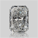 Natural Diamond 0.50 Carats, Radiant with  Cut, E Color, VS1 Clarity and Certified by GIA