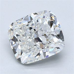 Picture of Natural Diamond 3.01 Carats, Cushion with  Cut, G Color, SI1 Clarity and Certified by GIA