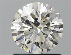 Picture of Natural Diamond 1.00 Carats, Round with Excellent Cut, I Color, VS2 Clarity and Certified by IGI