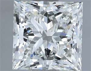 Picture of Natural Diamond 1.50 Carats, Princess with  Cut, I Color, VVS1 Clarity and Certified by IGI