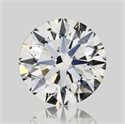 Natural Diamond 0.90 Carats, Round with Excellent Cut, J Color, VS1 Clarity and Certified by GIA