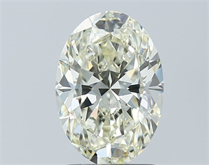 Foto Diamante Natural 1.70 quilates, Ovalado , Color M, claridad VVS2 y certificado GIA de