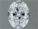 Diamante Natural 1.00 quilates, Ovalado , Color D, claridad SI1 y certificado GIA