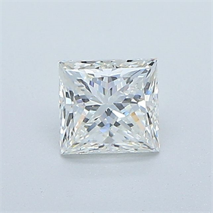Foto Diamante Natural 0.43 quilates, Princesa , Color H, claridad VVS2 y certificado GIA de