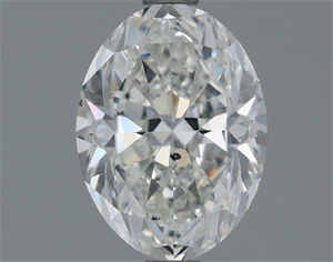 Picture of Natural Diamond 1.50 Carats, Oval with  Cut, G Color, SI2 Clarity and Certified by GIA