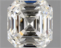 Diamante Natural 1.01 quilates, Asscher , Color I, claridad VS1 y certificado GIA