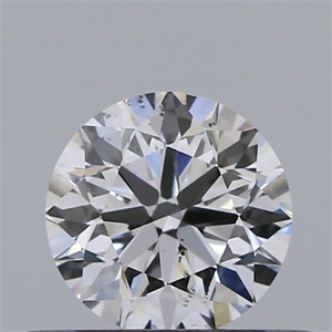 Picture of Natural Diamond 0.40 Carats, Round with Very Good Cut, D Color, SI1 Clarity and Certified by GIA