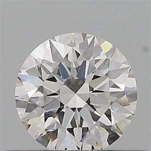 Picture of Natural Diamond 0.40 Carats, Round with Excellent Cut, F Color, VVS1 Clarity and Certified by GIA