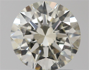 Picture of Natural Diamond 1.06 Carats, Round with Excellent Cut, J Color, VS1 Clarity and Certified by IGI