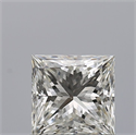 Natural Diamond 0.81 Carats, Princess with  Cut, H Color, VS1 Clarity and Certified by IGI