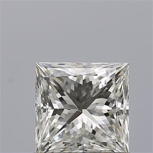 Picture of Natural Diamond 0.81 Carats, Princess with  Cut, H Color, VS1 Clarity and Certified by IGI