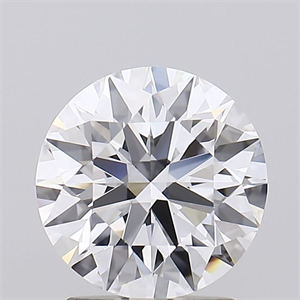 Picture of Lab Grown Diamond 2.01 Carats, Round with Excellent Cut, D Color, IF Clarity and Certified by IGI