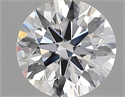 Natural Diamond 0.70 Carats, Round with Excellent Cut, D Color, VVS1 Clarity and Certified by GIA