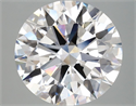 Lab Grown Diamond 5.09 Carats, Round with Ideal Cut, D Color, VVS2 Clarity and Certified by IGI