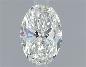 Picture of Natural Diamond 0.41 Carats, Oval with  Cut, H Color, VVS2 Clarity and Certified by GIA