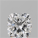 Natural Diamond 0.90 Carats, Cushion with  Cut, F Color, SI1 Clarity and Certified by GIA