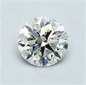 Natural Diamond 0.81 Carats, Round with Excellent Cut, L Color, VVS2 Clarity and Certified by GIA
